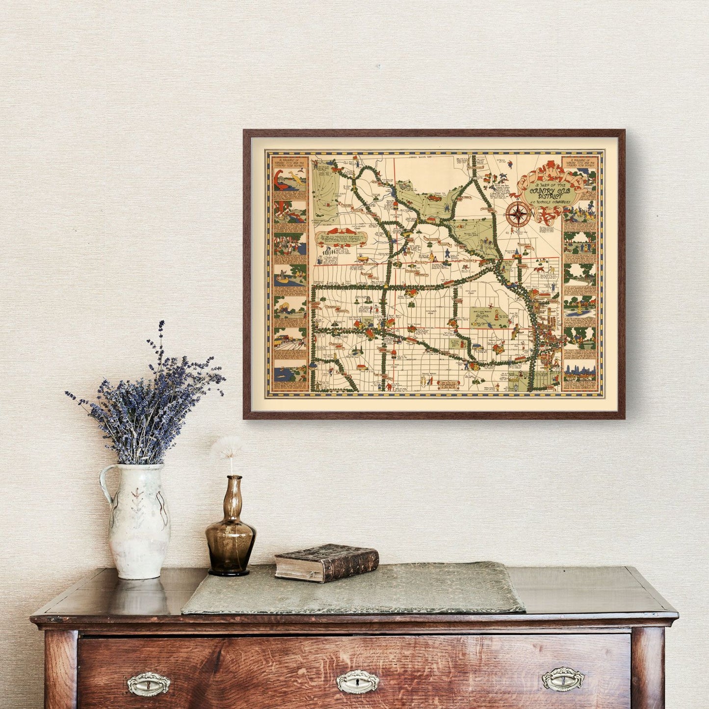 Vintage Map of Kansas City, Missouri, 1930
