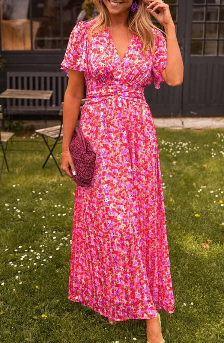 Floral Elegance Dress - Shine and Feel Flawless Every Day