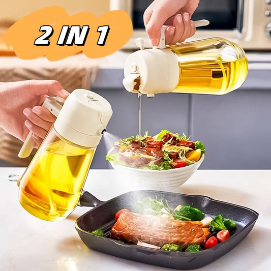 PerfectSpray™ 2-in-1 Olive Oil Dispenser - Cook Like a Pro!