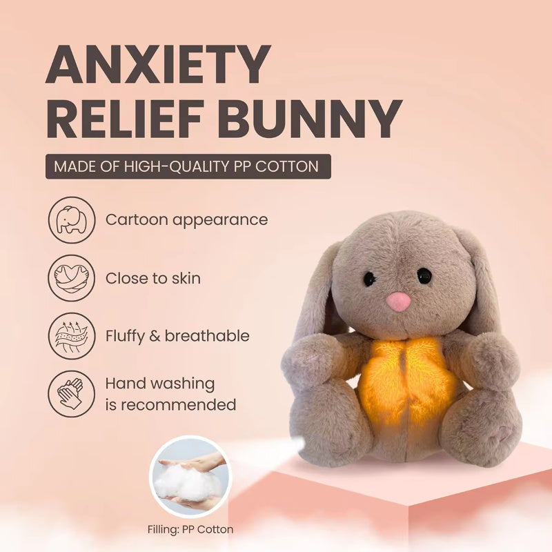 Breathing Bunny Soothing Sensory Plush – Calms Little Ones in Minutes
