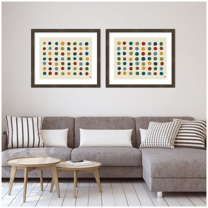 Meditation No. 3 2 Piece Framed Wall Art Print Set by Kelly Knaga