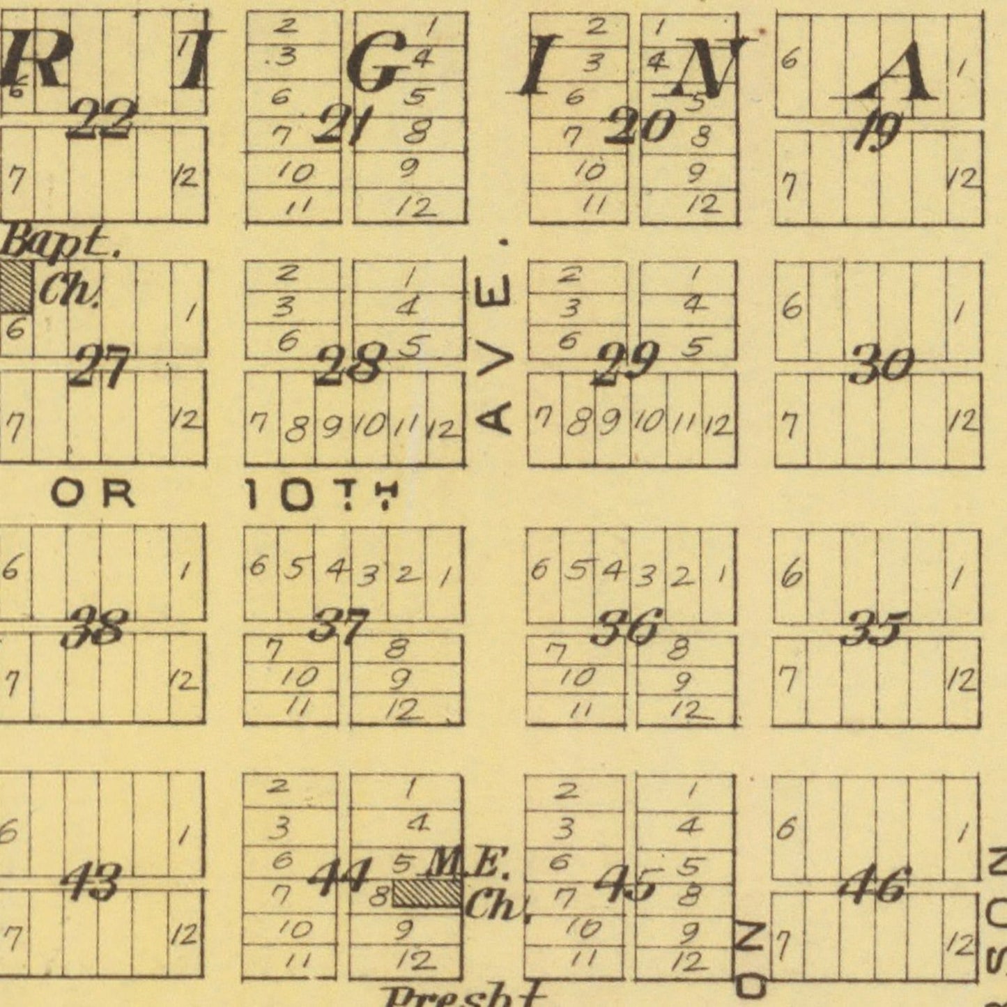 Vintage Map of Harper County, Kansas, 1887 II