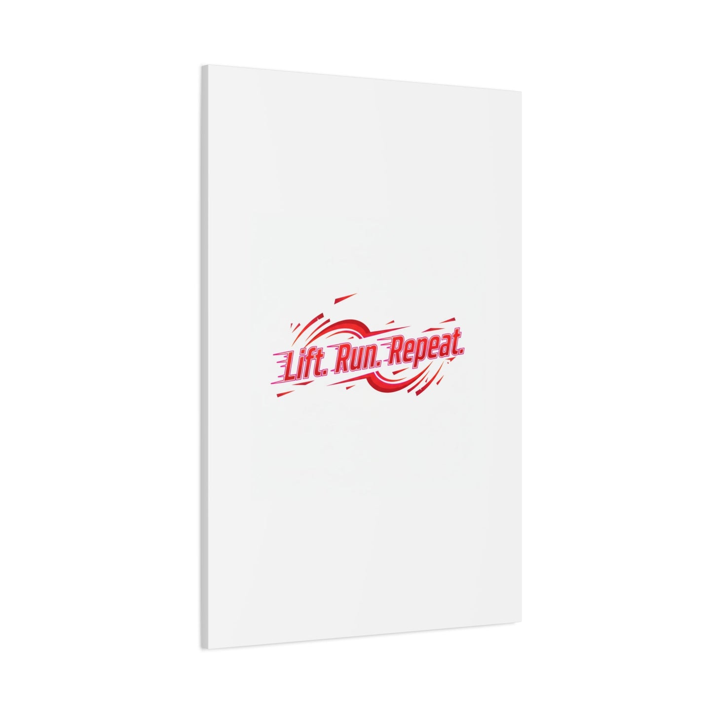 Lift Run Repeat Canvas | Fitness Wall Art, Gym Motivation