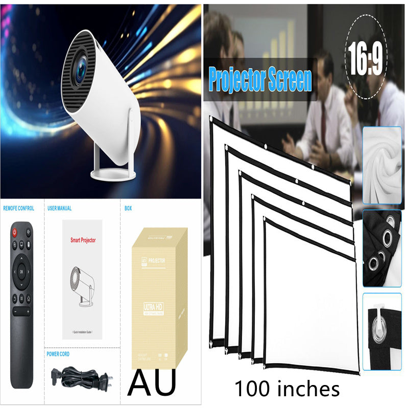 HY300PRO Smart Projector: Portable WiFi Home Theater
