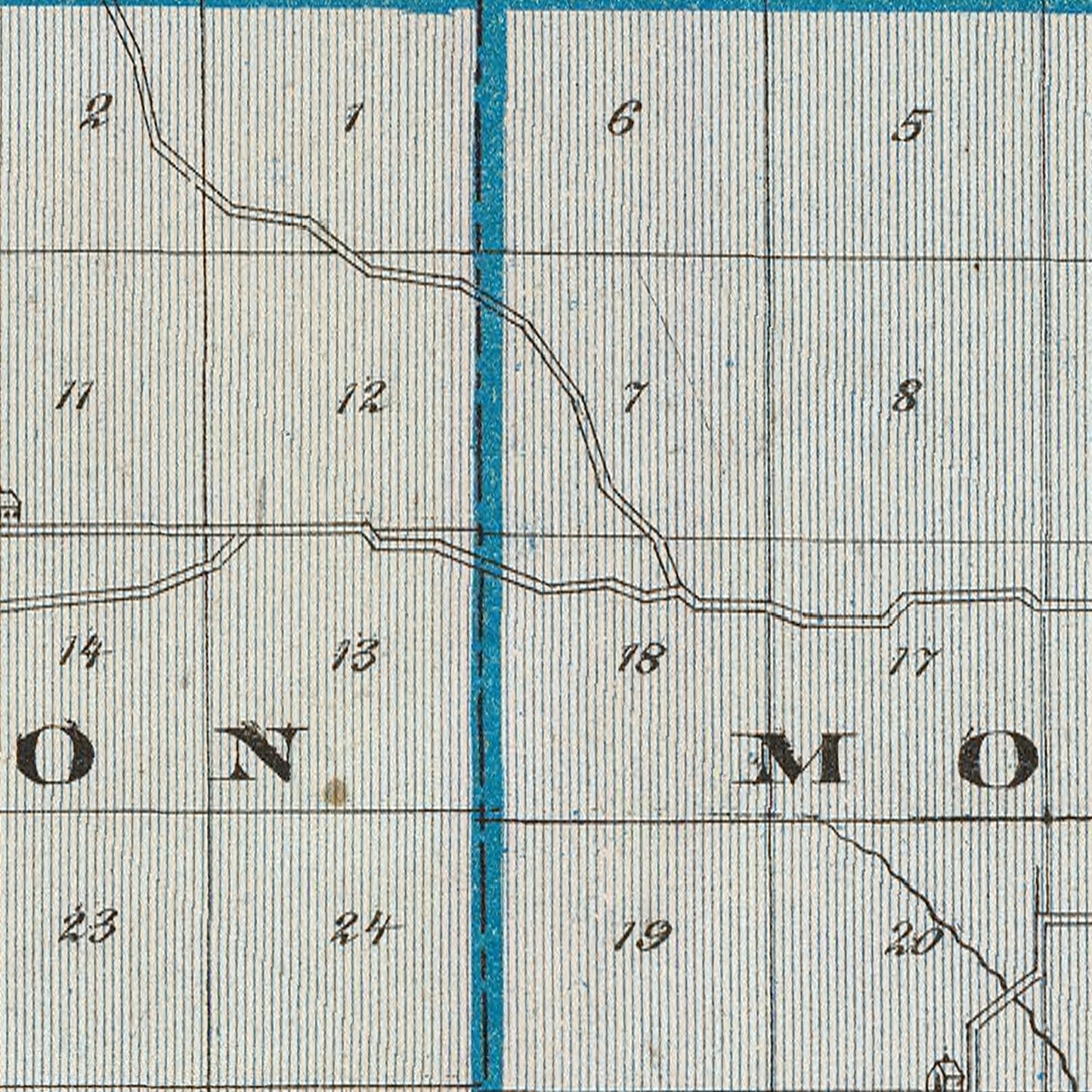 Vintage Map of Pulaski County, Indiana, 1876