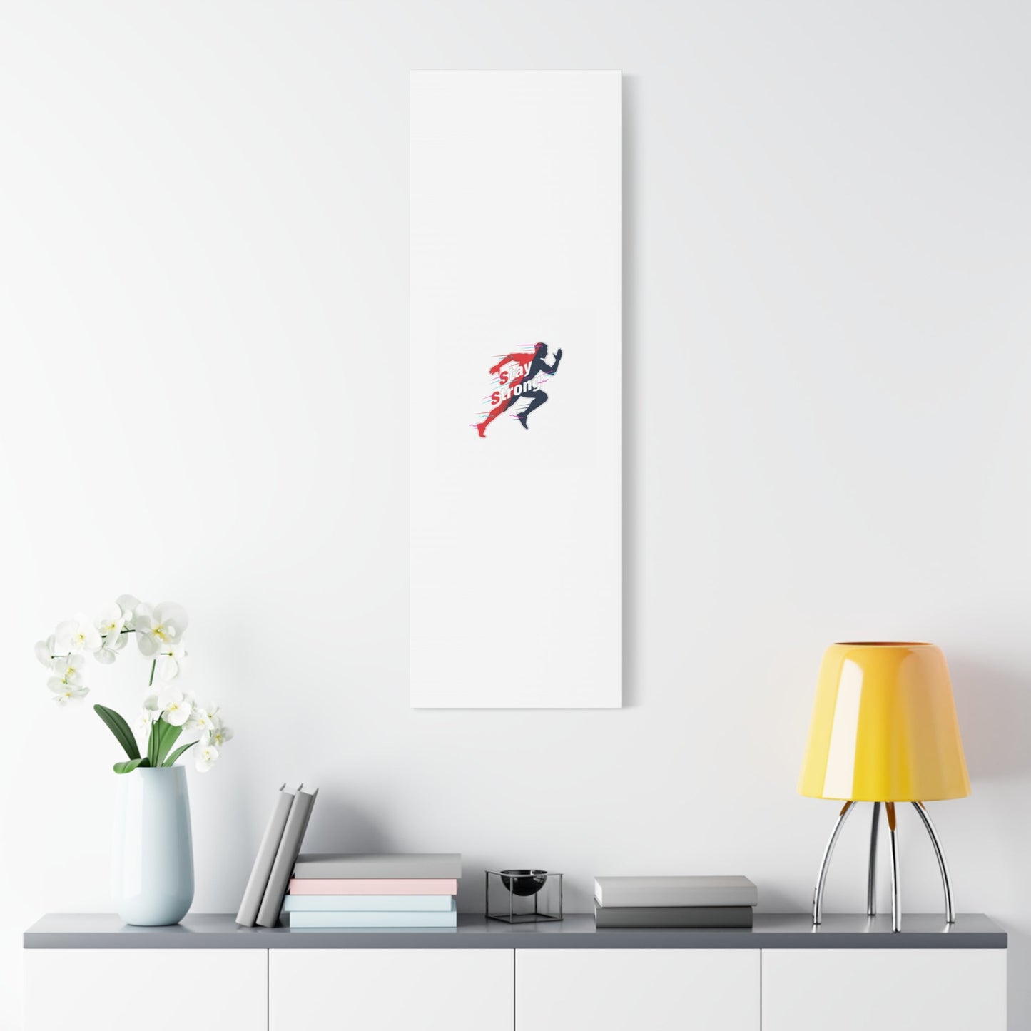 Stay Strong Runner Canvas | Fitness Motivation, Gym Wall Art