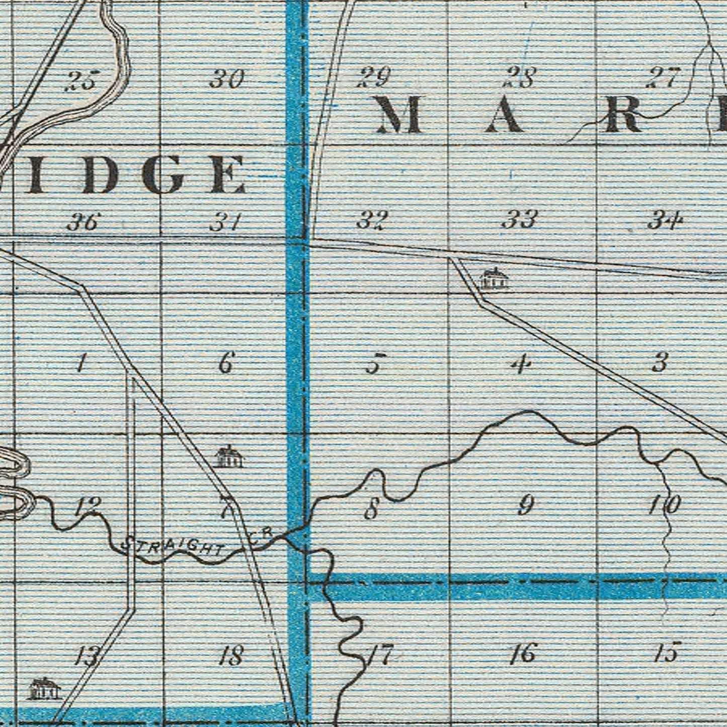 Vintage Map of Dubois County, Indiana, 1876
