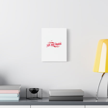 Lift Run Repeat Gym Motivation Canvas Wall Art