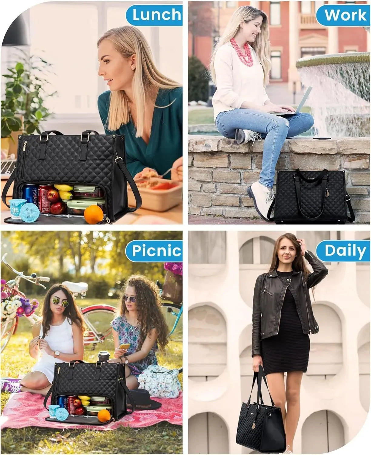 ChicTote™ - The Stylish 2-in-1 Bag That Keeps Your Meals Fresh & Your Life Organized!