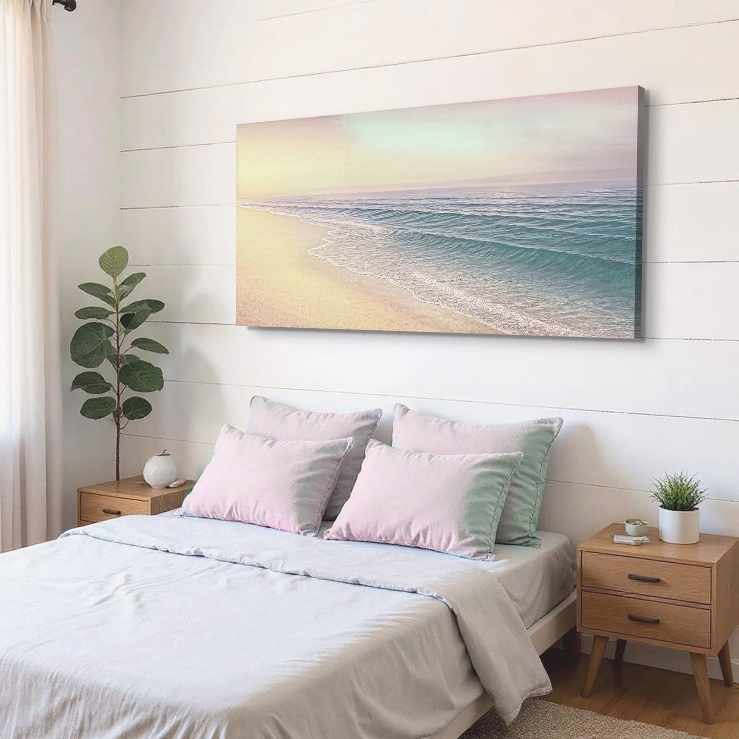Beachside Bliss Coastal Canvas Wall Art