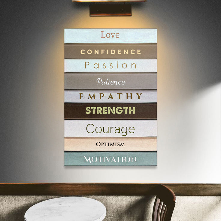 Shelf to Life Motivational Canvas Wall Sign