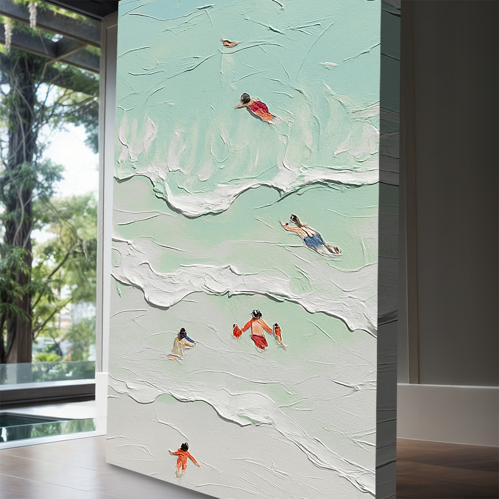 Beach Days Coastal Canvas Wall Art XXIII