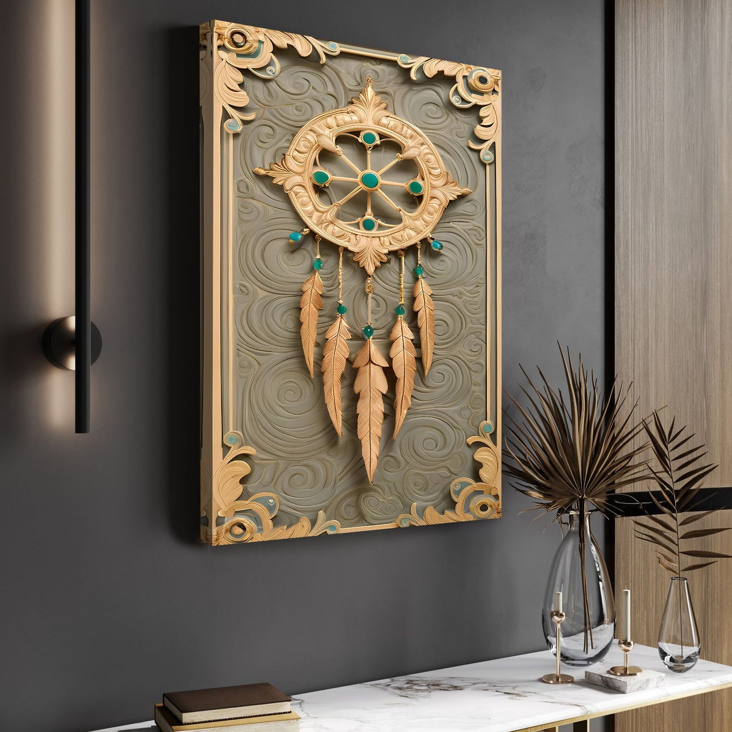 Whispering Feathers Canvas Wall Art