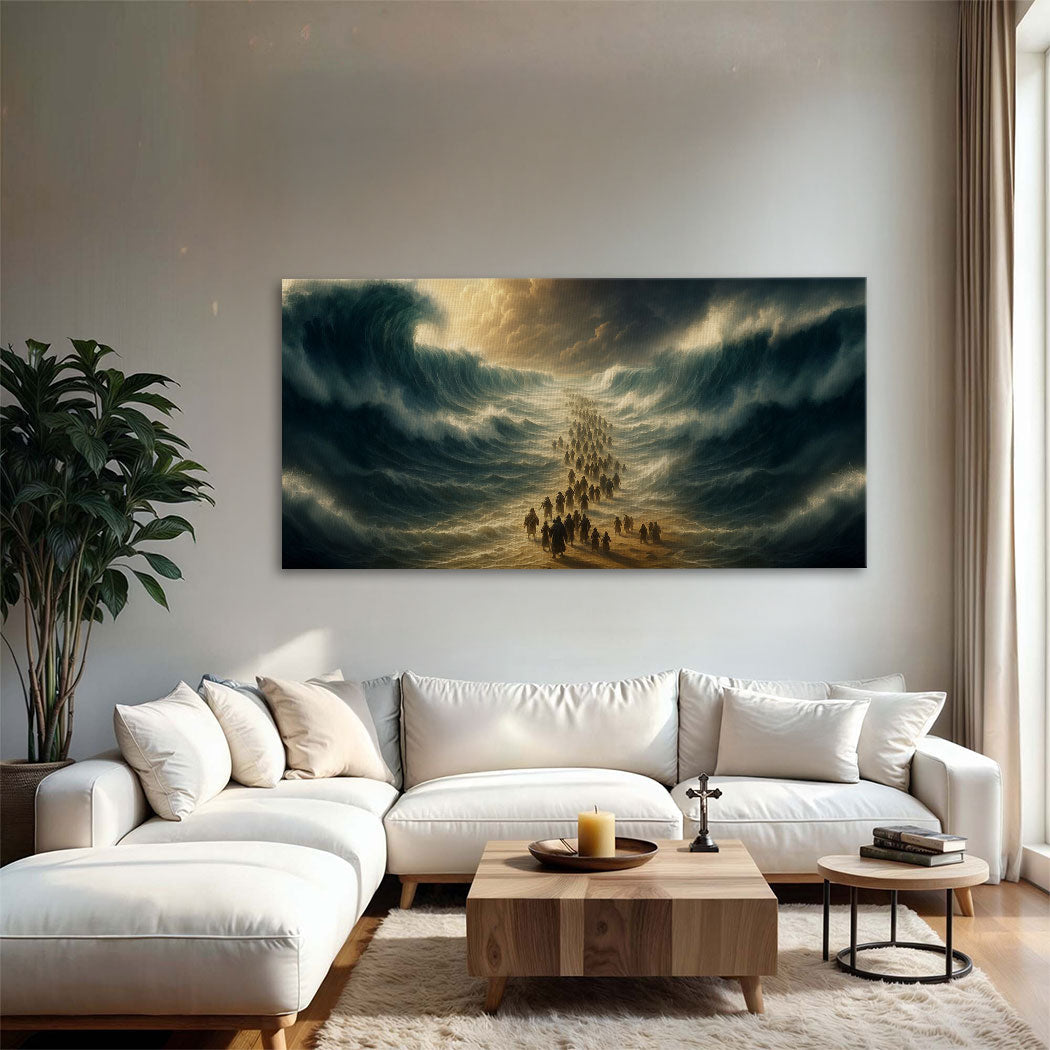 The Parting Faith Canvas Wall Art III