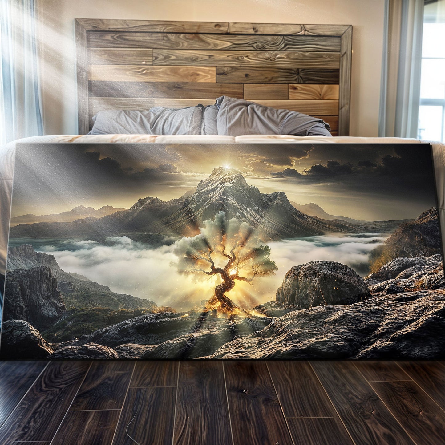 Burning Bush Faith Canvas Wall Art