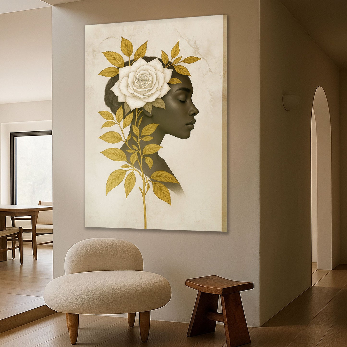 Floral Majesty Canvas Wall Art