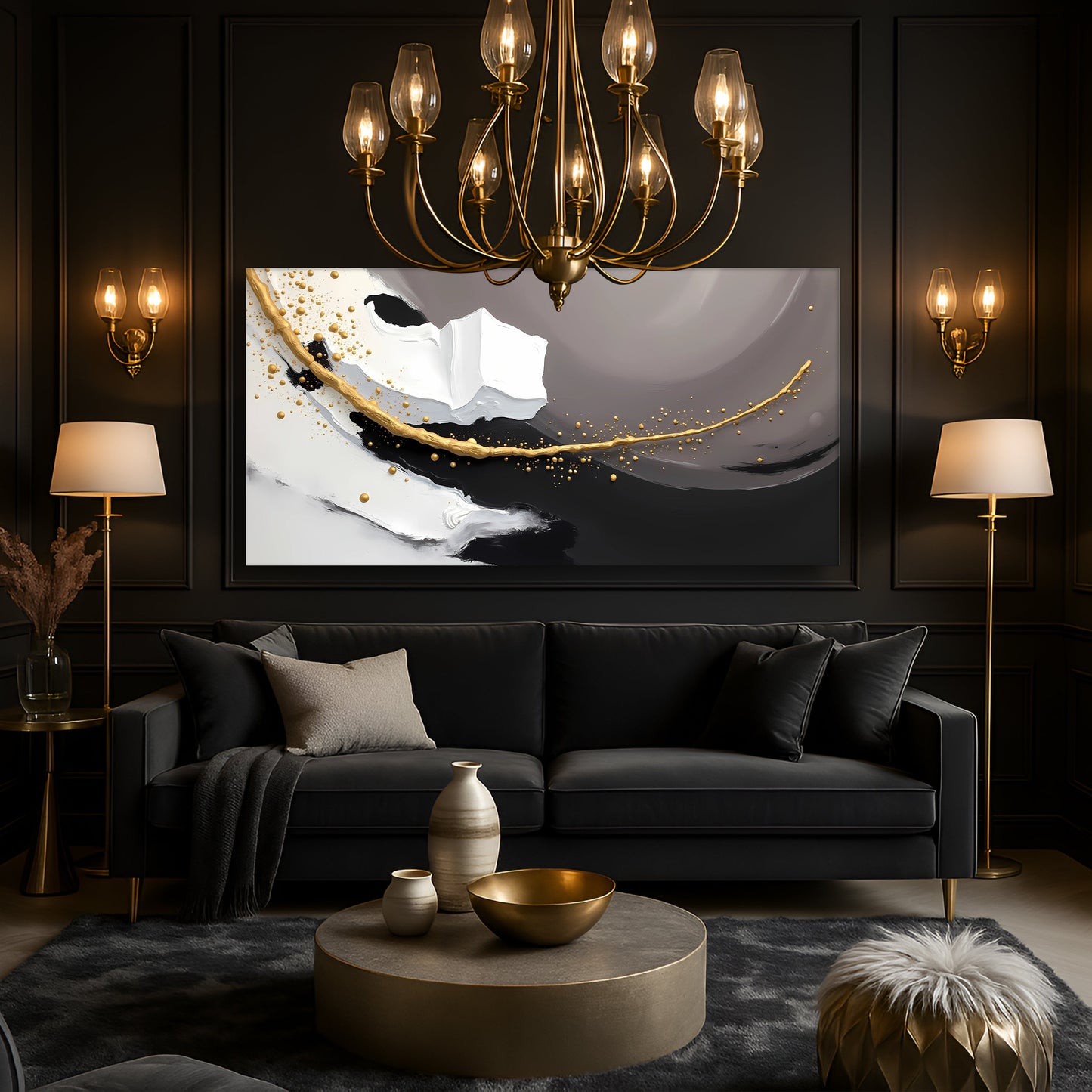 Wave Abstract Canvas Wall Art