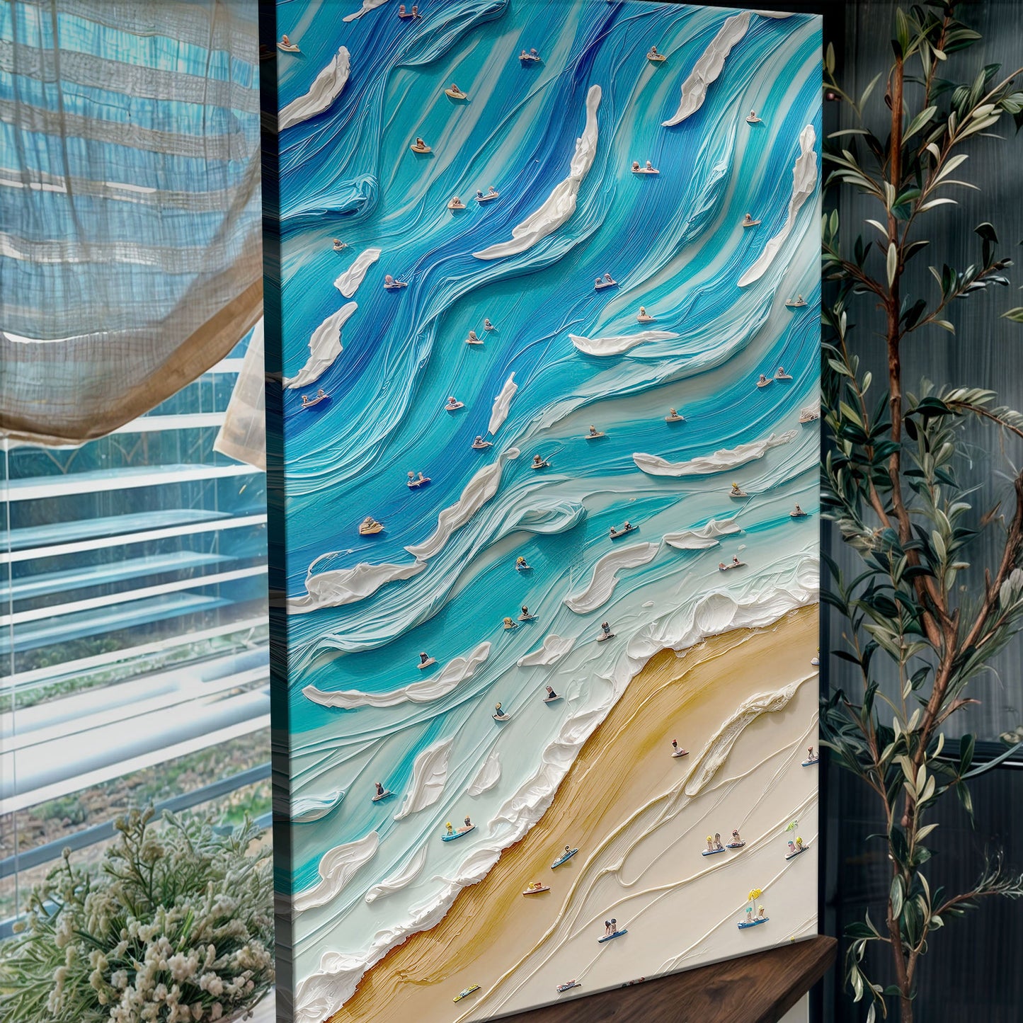 Beach Days Coastal Canvas Wall Art IV