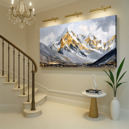 Mountain Range Minimalist Canvas Wall Art