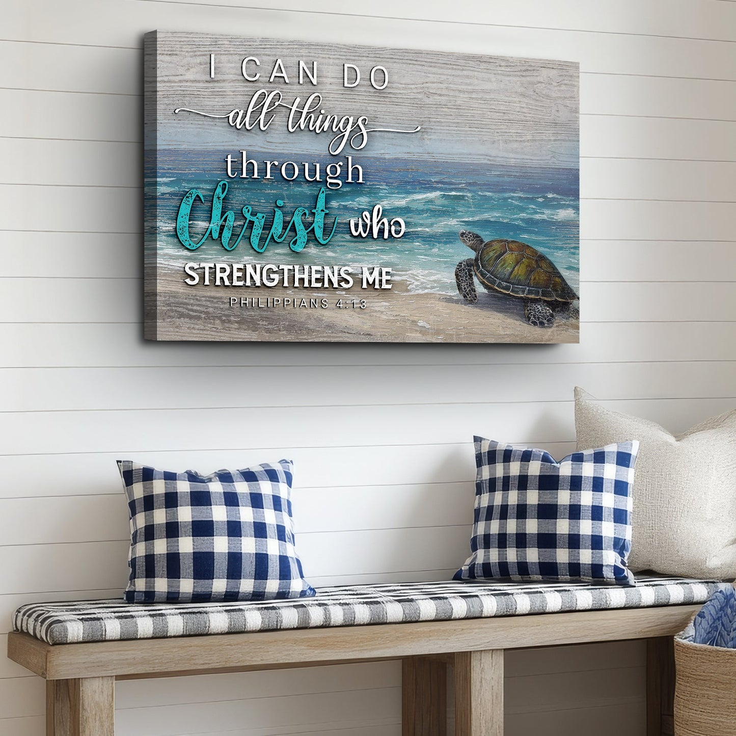 I Can Do All Things Through Christ Faith Canvas Art
