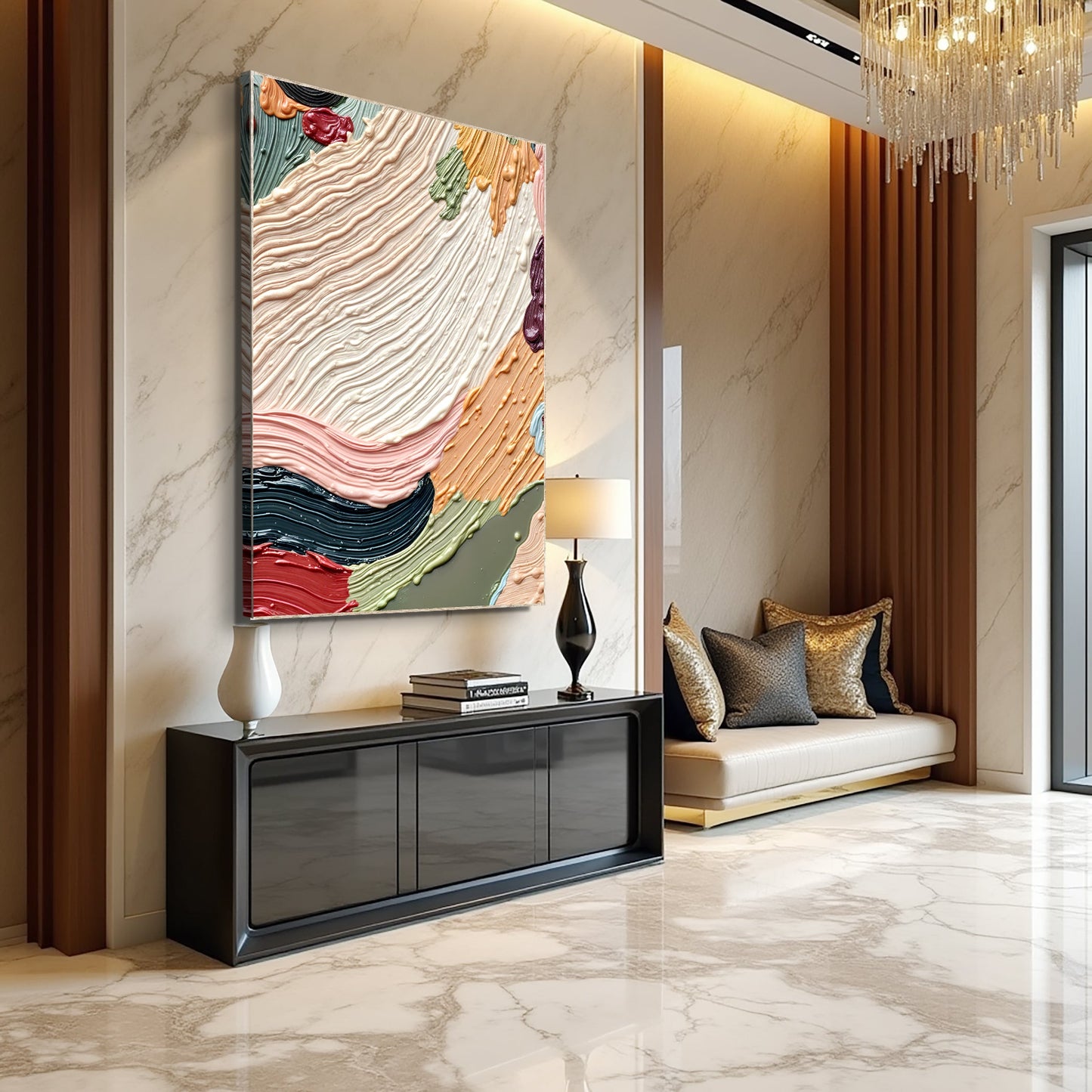 Colorful Abstract Canvas Wall Art