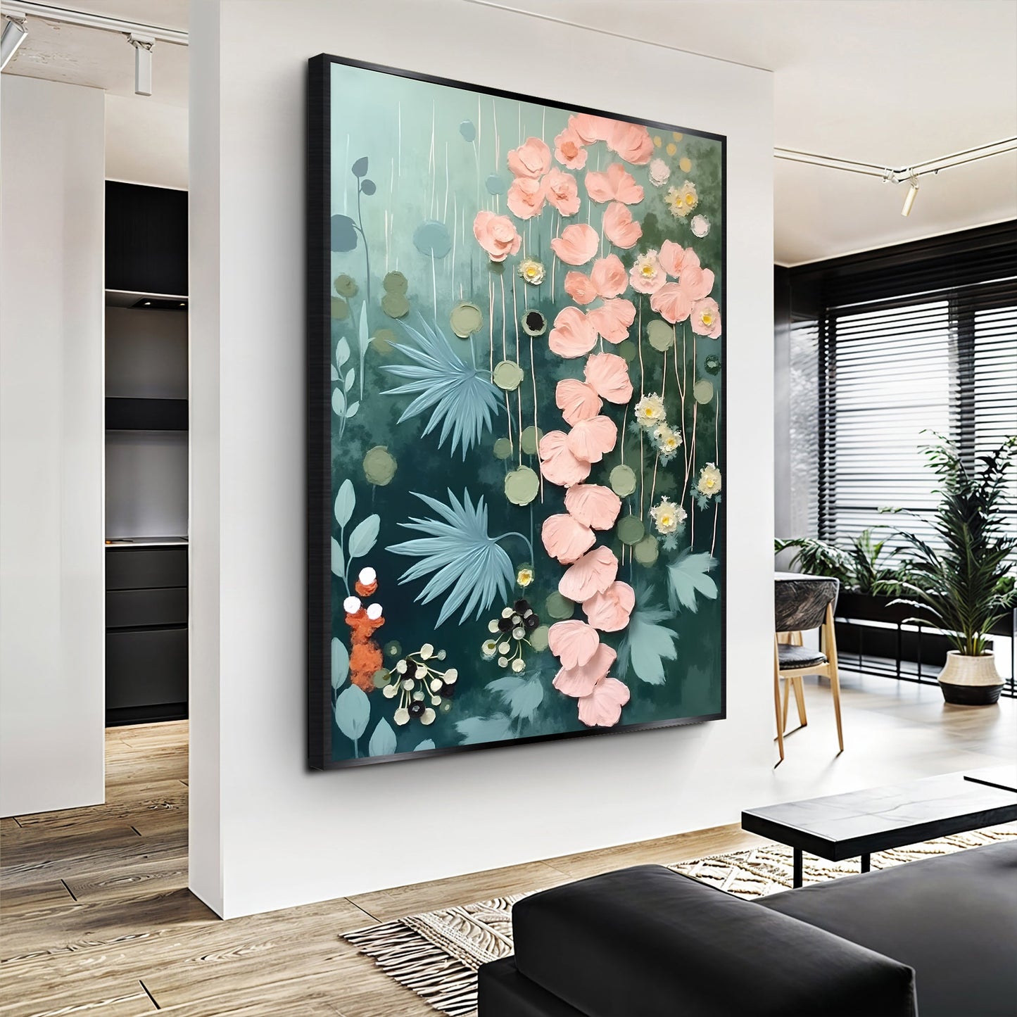 Secret Garden Floral Canvas Wall Art II