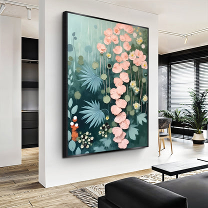 Secret Garden Floral Canvas Wall Art II