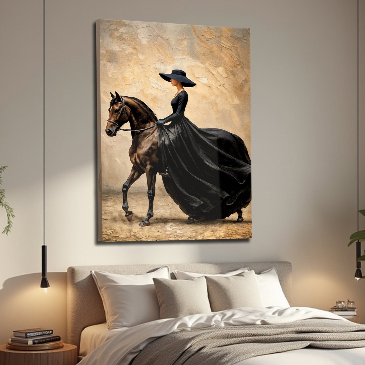 Elegant Equestrian Horse Canvas Wall Art
