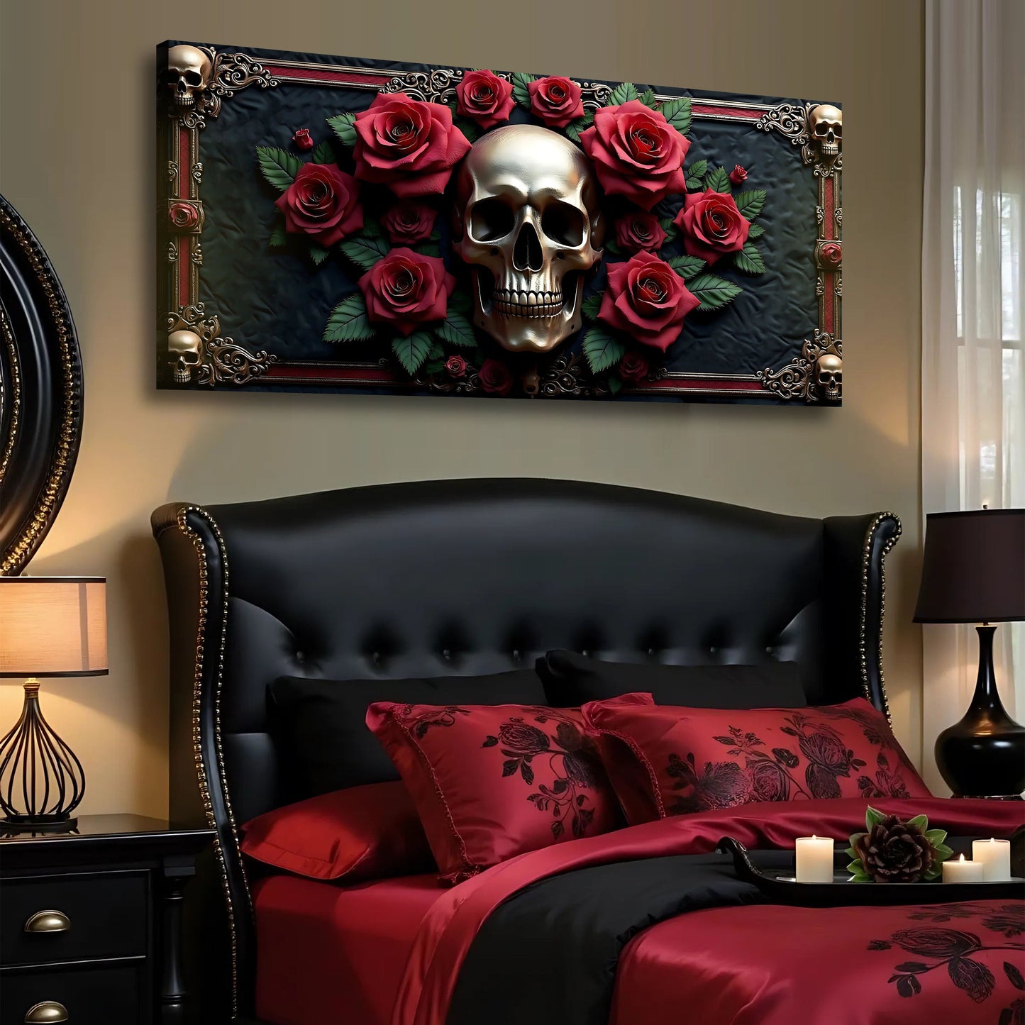 3D Vintage Skull Wall Art Decor