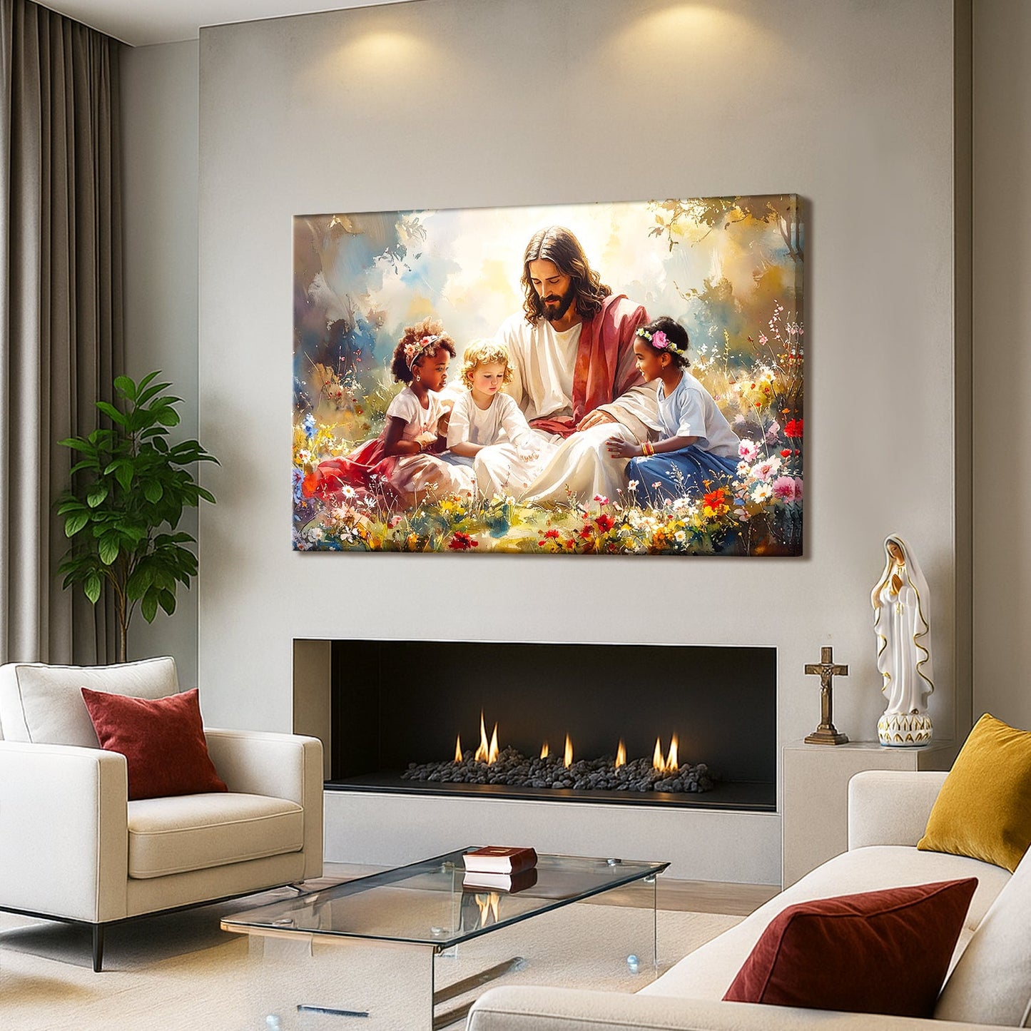 Jesus With Children Wall Art for Home