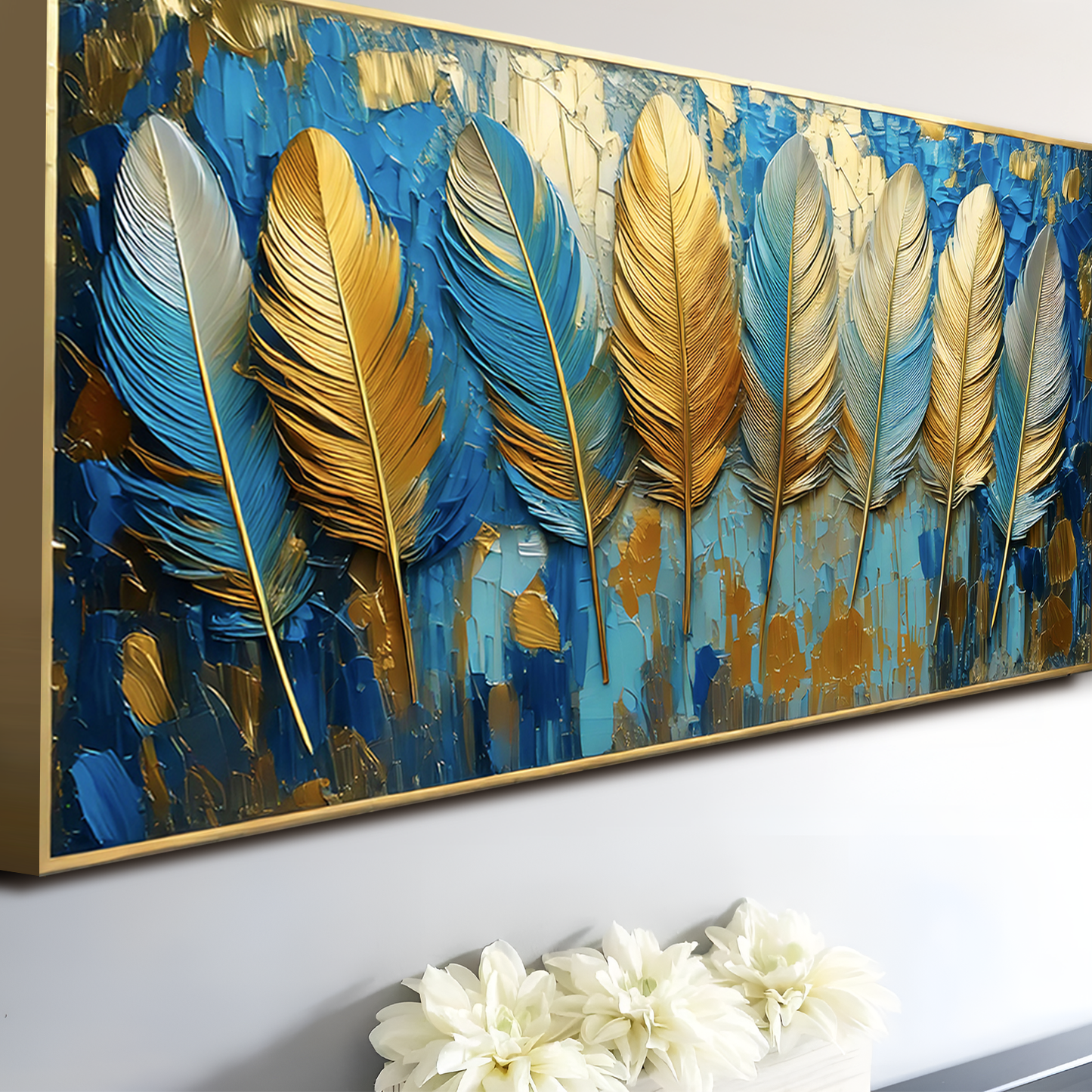 Confetti Sky Abstract Canvas Wall Art