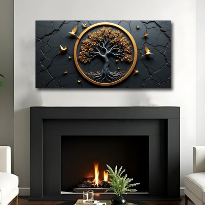 3D Celtic Tree of Life Canvas Wall Art IV-B