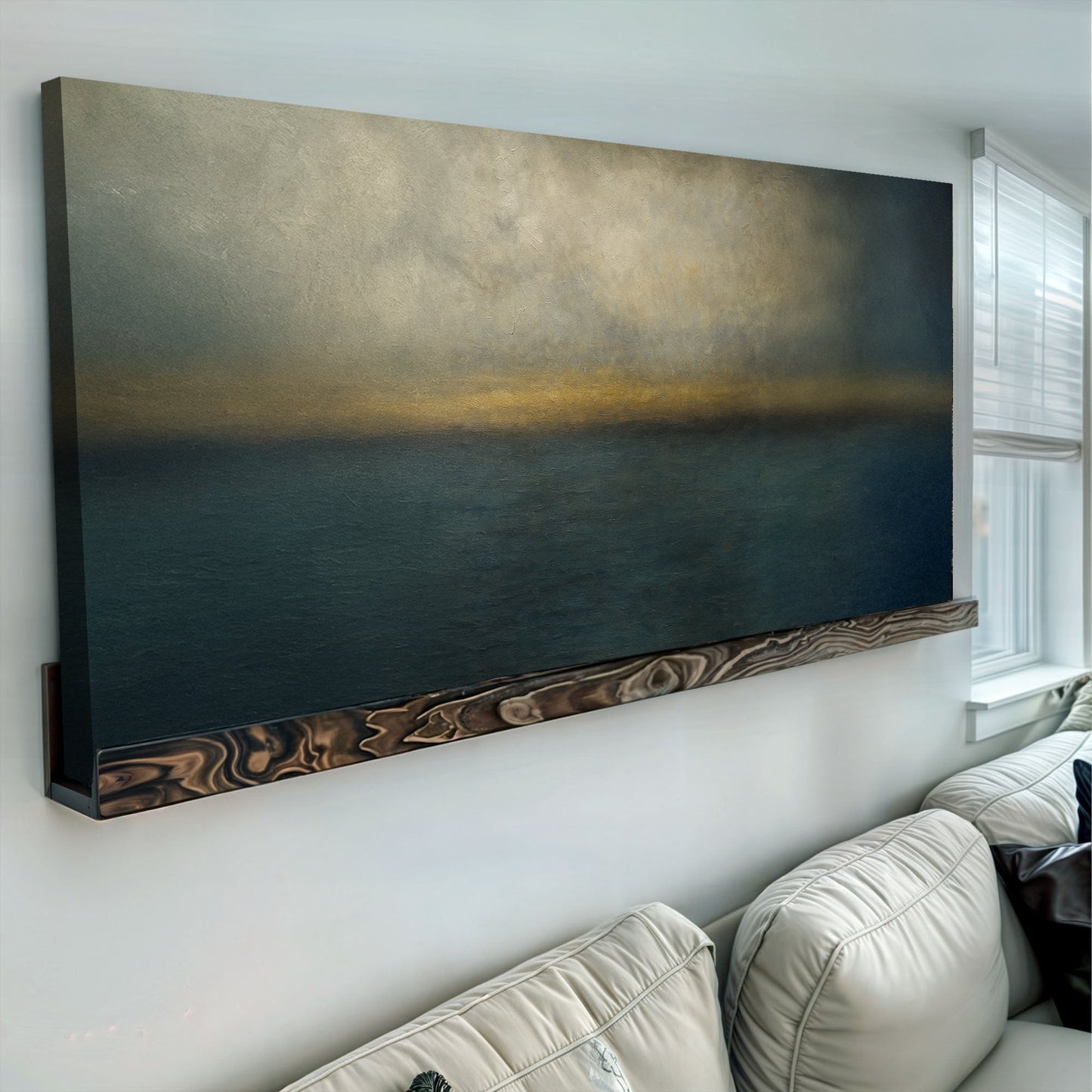 Waterscape Abstract Canvas Wall Art