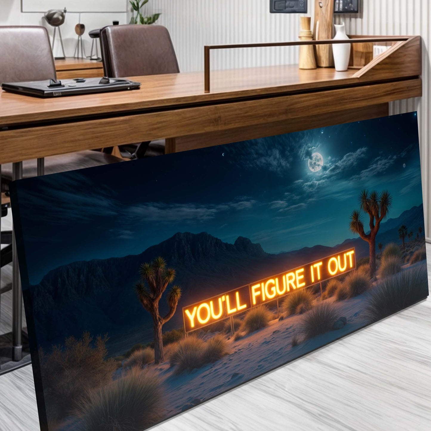 You'll Figure It Out Motivational Canvas Wall Art