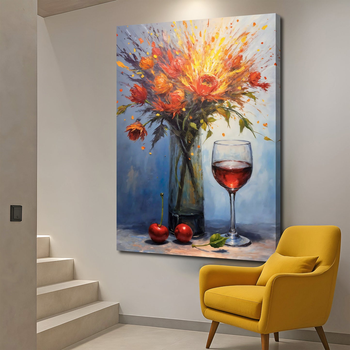 Dynamic Still Life Abstract Canvas Wall Art