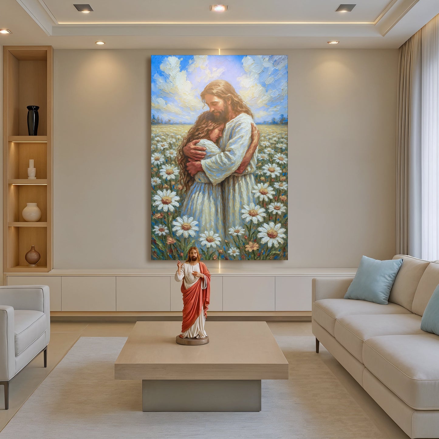 Jesus With Children Canvas Wall Art