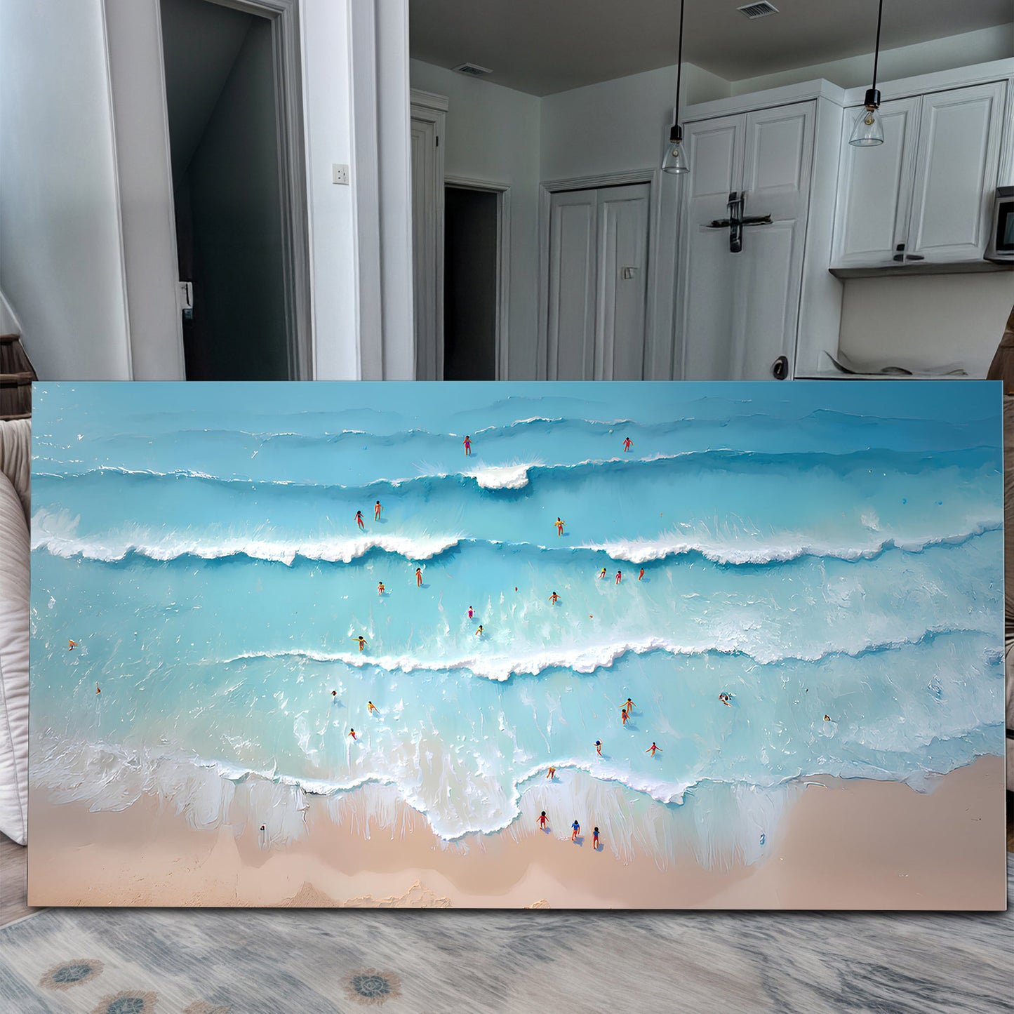 Beach Days Coastal Canvas Wall Art VIII