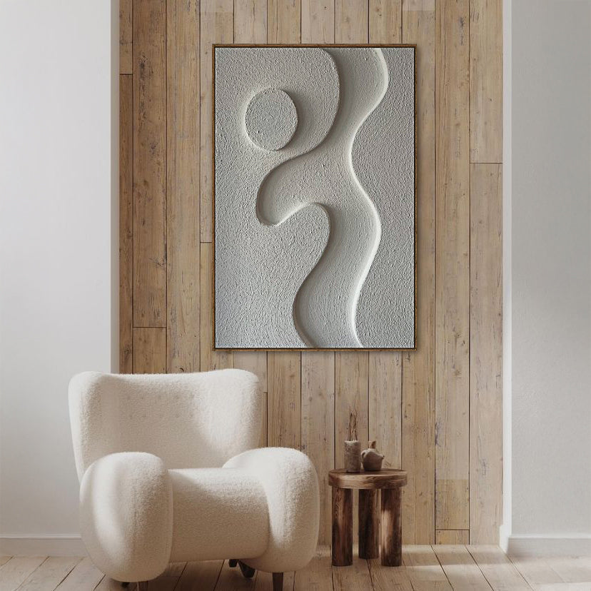 Midcentury Curves Abstract Canvas Wall Art