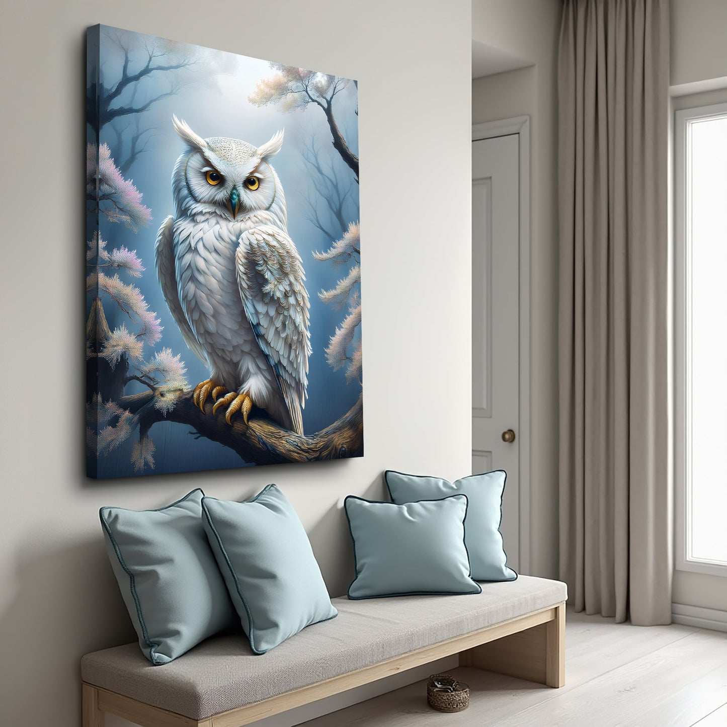 Owl Wall Art Canvas Print