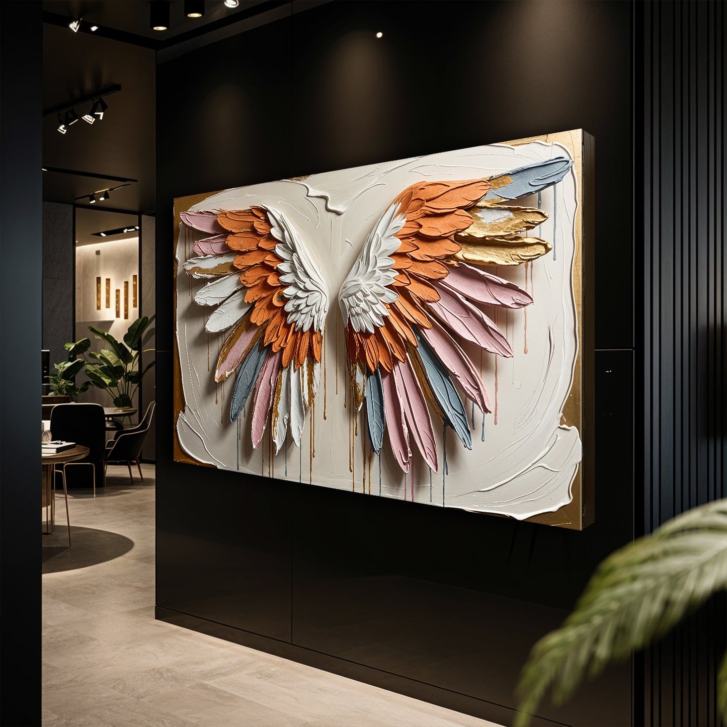 Angelic Wings Canvas Wall Art