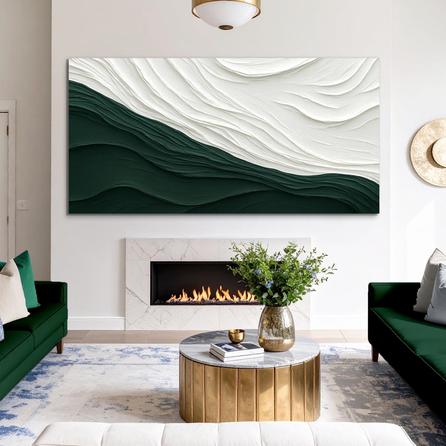 Abstract Minimalist Canvas Wall Art IX