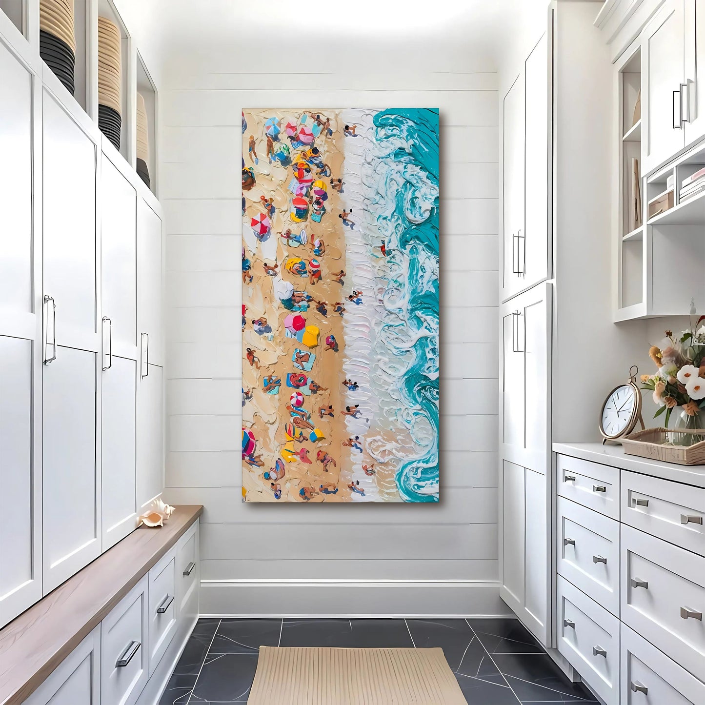 Beach Days Coastal Canvas Wall Art VII