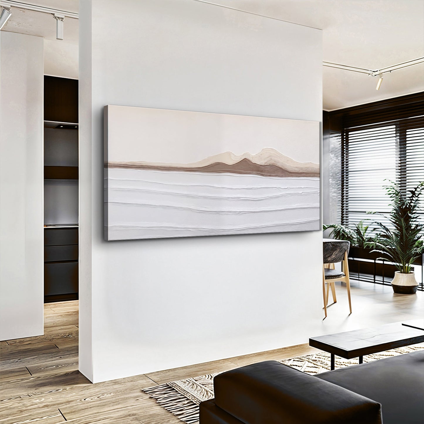 Earth Tone Abstract Canvas Wall Art