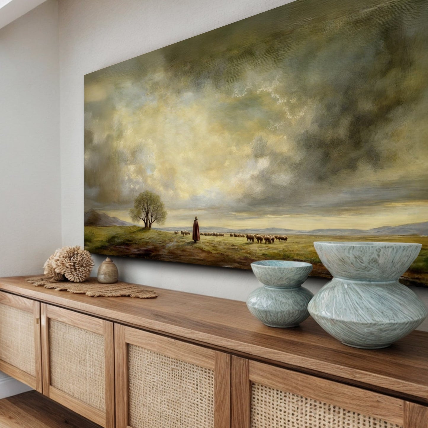 The Good Shepherd Faith Canvas Wall Art