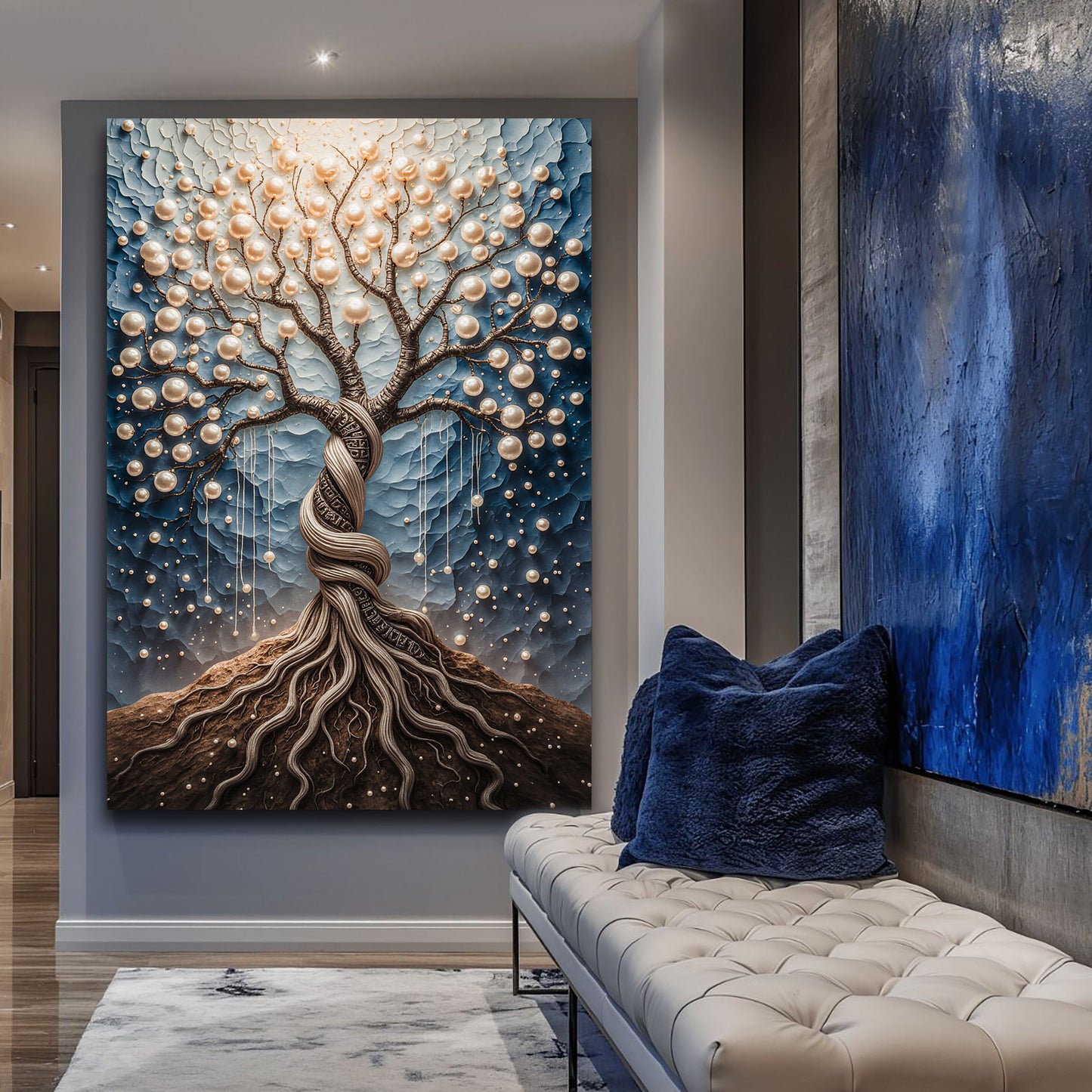 Pearl Tree Canvas Wall Art