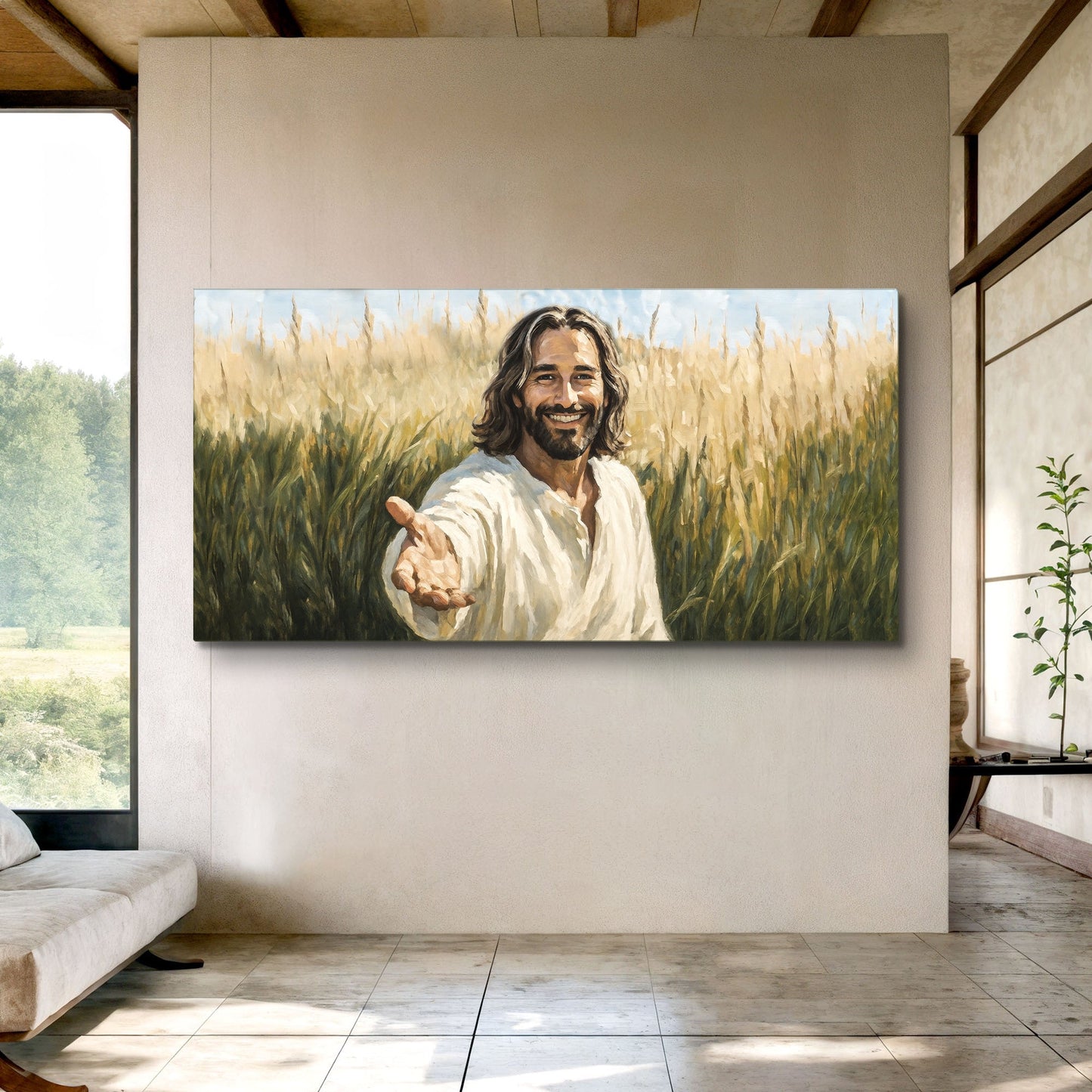 Savior's Invitation Faith Canvas Wall Art