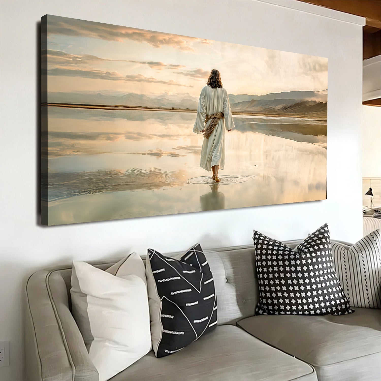 Reflections Faith canvas wall art IX with calming faith-inspired imagery