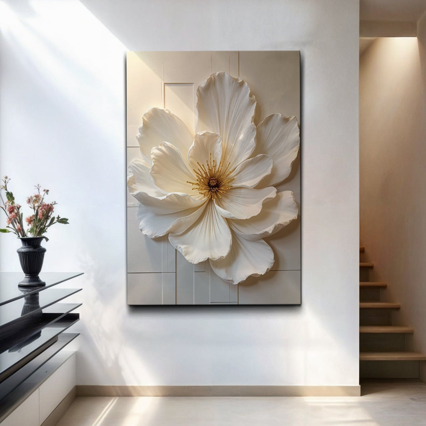Bloom Essence Floral Canvas Wall Art