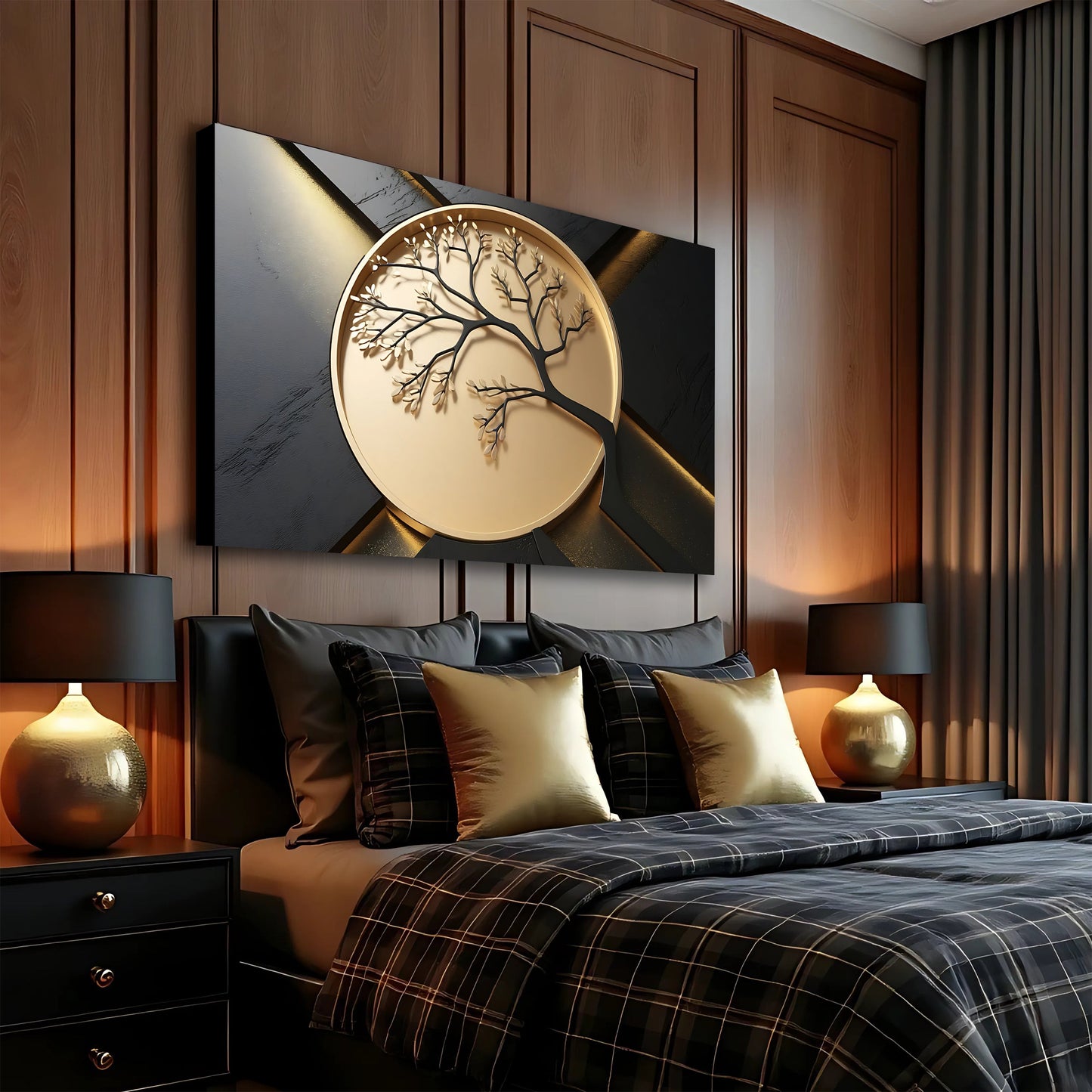 3D Celtic Tree of Life Canvas Wall Art VI