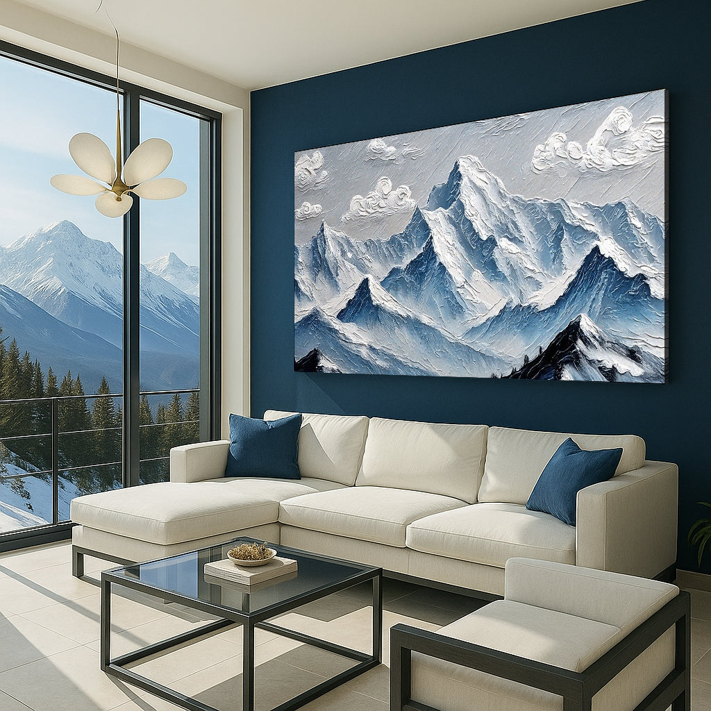 Mountain Minimalist Canvas Wall Art